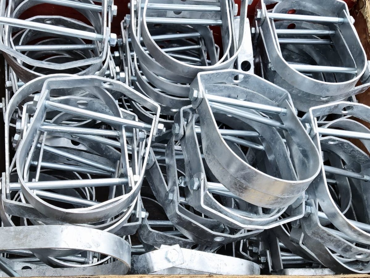 Galvanized band hangers
