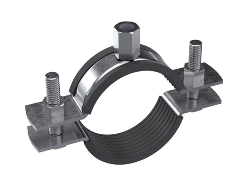Double-screw pipe clamp
