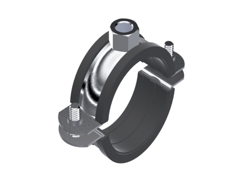 Light double-screw pipe clamp