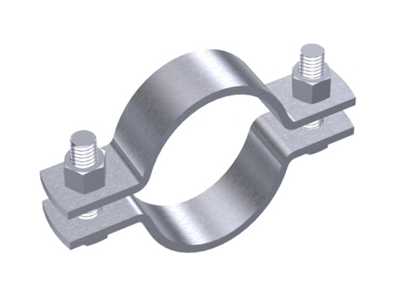 Flat pipe clamp