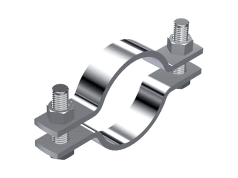 Split band clip (metric pipe OD)