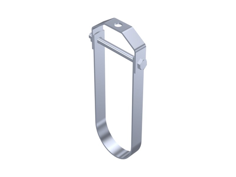 Clevis hanger for insulated pipe