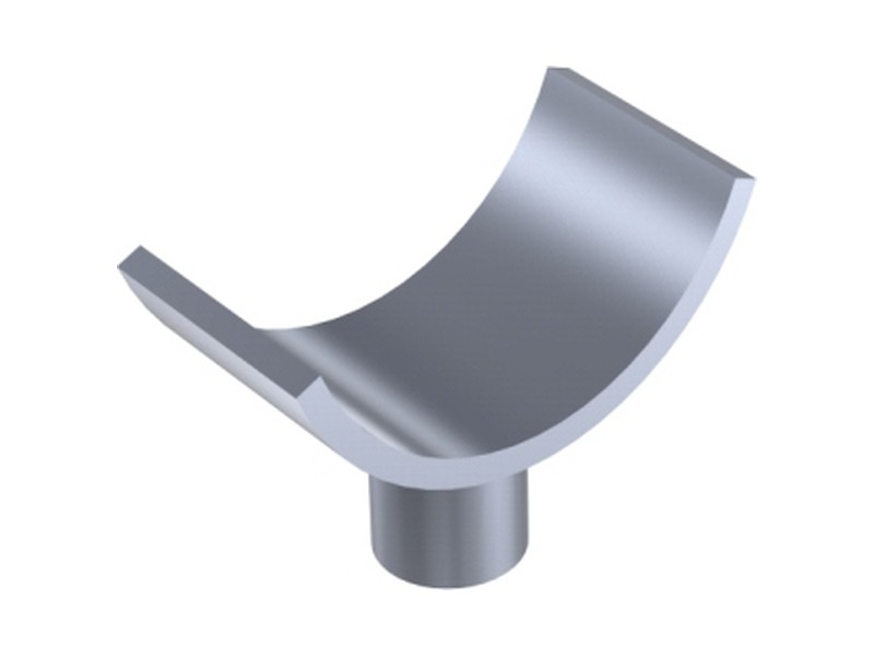 Pipe saddle support with coupling